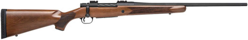 Mossberg 27876 Patriot Full Size 25-06 Rem 5+1 22"Matte Blued Fluted Barrel, Drilled & Tapped Matte Blued Stainless Steel Receiver, Walnut Fixed Stock, Right Hand TSW|97067
