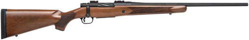 Mossberg 27835 Patriot 243 Win 5+1 22" Matte Blued Fluted Barrel, Drilled & Tapped Matte Blued Stainless Steel Receiver, Walnut Fixed Stock, Right Hand TSW|97041