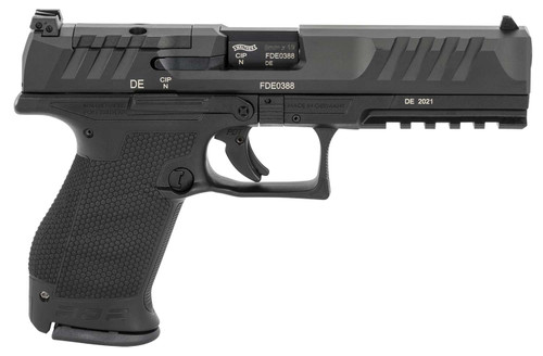Walther Arms 2858169 PDP Compact Frame 9mm Luger 10+1 5" Black Steel Barrel, Black Optic Ready/Serrated Steel Slide, Black Polymer Frame w/Picatinny Rail, Textured Polymer Grip, Ambidextrous TSW|135716