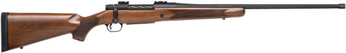 Mossberg 28132 Patriot Full Size 300 Win Mag 3+1 24" Matte Blued Fluted Threaded Barrel, Drilled & Tapped Matte Blued Stainless Steel Receiver, Walnut Fixed Stock, Right Hand TSW|120453