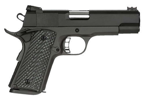 Rock Island 51857 Rock Ultra CCO 45 ACP 7+1 4.20" Button-Rifled Barrel, Black Parkerized Serrated Steel Slide, Black Anodized Aluminum Frame w/Beavertail, G10 Tactical Grip, Right Hand TSW|35204