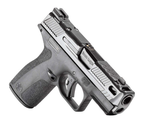 Smith & Wesson 14775 M&P9 Shield X Sub-Compact Frame 9mm Luger 10+1 3.60" Black Armornite Fluted Ported Barrel, Black Armornite Stainless Steel Optic Ready/Serrated Slide, Black Polymer Frame w/Picati TSW|201603
