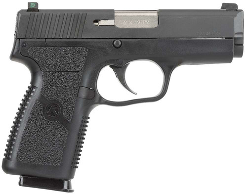 Kahr Arms KP9094N P *CA Compliant 9mm Luger Caliber with 3.60" Barrel, 7+1 Capacity, Black Finish Frame, Serrated Matte Black Stainless Steel Slide, Polymer Grip & TruGlo Night Sigts TSW|38559