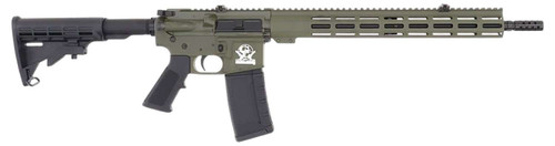 Great Lakes Firearms GL15223ODG AR-15 223 Wylde 30+1 16" Black Nitride Threaded Barrel, OD Green Cerakote Aluminum Receiver w/Picatinny Rail, M-LOK Handguard, Black Polymer Stock, Mil-Spec Grip TSW|183059
