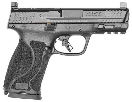 Smith & Wesson 13389 M&P M2.0 Full Size 10mm Auto 15+1, 4" Black Armornite Stainless Steel Barrel, Optic Cut/Serrated Stainless Steel Slide, Matte Black Polymer Frame w/Picatinny Rail TSW|140948