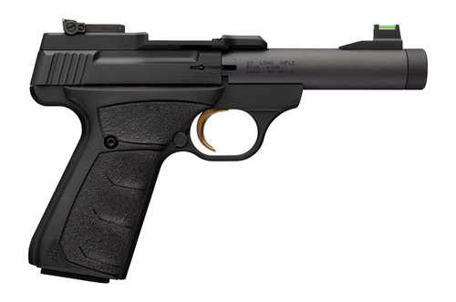Browning 051608490 Buck Mark Micro Bull SR 22 LR 10+1 4.40" Matte Black Threaded Bull Barrel, Matte Black Alloy Frame, Black Overmolded UFX Grip, RMSc Footprint TSW|191128