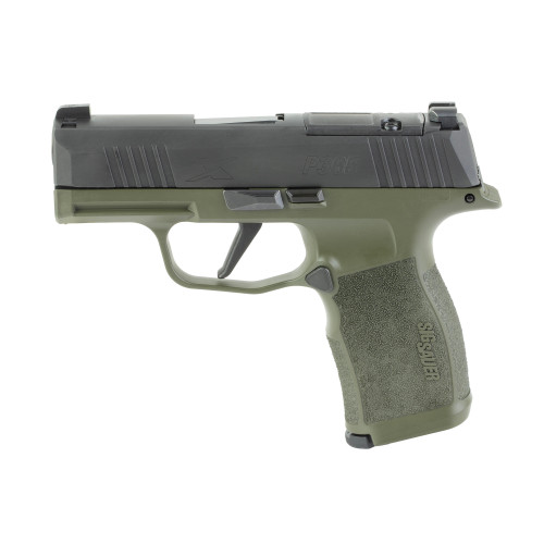 SIG P365X 9MM 3.1" 12RD GRN/BLK OR