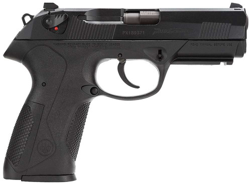 Beretta USA JXF9F21 Px4 Storm Full Size Frame 9mm Luger 17+1, 4.10" Black Steel Barrel, Black Bruniton Serrated Steel Slide, Black Polymer Frame w/Picatinny Rail, Ambidextrous TSW|18155