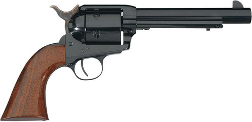 Taylors & Company 550428 1873 Cattleman 44 Rem Mag Caliber with 6" Barrel, 6rd Capacity Cylinder, Overall Blued Finish Steel & Walnut Army Size Grip TSW|75556