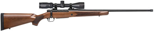 Mossberg 28241 Patriot w/Optic Full Size 350 Legend 4+1 22" Matte Blued Fluted Threaded Barrel, Matte Blued Drilled & Tapped Receiver, Walnut Fixed Stock, Vortex Crossfire II 3-9x40mm Scope TSW|174379