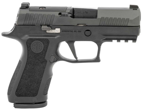Sig Sauer 320XC9BXR3PR2 P320 XCompact 9mm Luger 15+1 3.60" Carbon Steel Barrel, Black Nitron Optic Ready/Serrated SS Slide, Black Stainless Steel Frame w/Picatinny Rail, Black XCompact Polymer Grips TSW|145195