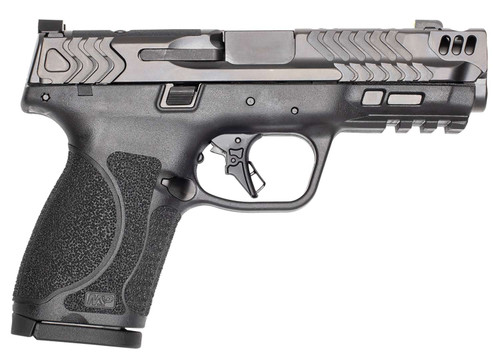 Smith & Wesson 13989 M&P9 2.0 Compact Frame 9mm 15+1 4.22" Stainless Armornite Gray Stainless Steel Slide Black Textured Grip TSW|168573