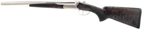 Heritage Mfg BL1218NI Badlander 12 Gauge Break Open 2rd 18.50" Nickel Side By Side Barrel & Receiver, Fixed Turkish Walnut Wood Stock TSW|180830