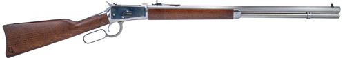 Heritage Mfg H9204524F9 92 Ranch Hand 45 Colt (Long Colt) 12rd 24" Stainless Polished Octagon Barrel, Polished Stainless Steel Receiver, Fixed Hardwood Stock TSW|166886