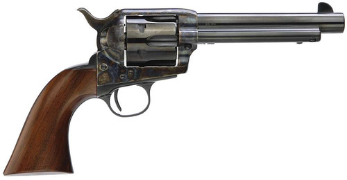 Taylors & Company 5000DE 1873 Gunfighter Deluxe 357 Mag 6rd 5.50" Blued Cylinder & Barrel Color Case Hardened Steel Frame Walnut Army Size Grip (Taylor Tuned) TSW|92506