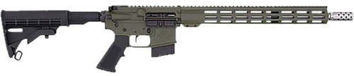 Great Lakes Firearms GL15400SSODG AR-15 400 Legend 5+1 16" Stainless Threaded Barrel, OD Green Cerakote Aluminum Receiver w/Picatinny Rail, Adjustable Black Synthetic Stock, Mil-Spec Grip TSW|171440