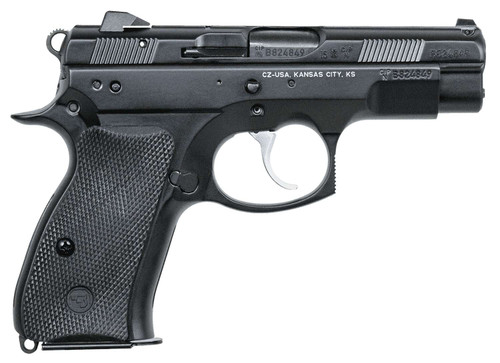 CZ-USA 01194 75D PCR Compact Frame 9mm Luger 10+1 3.75" Black Steel Barrel, Black Steel Serrated Slide, Black Polycoat Aluminum Frame w/Beavertail, Black Rubber Grip, Right Hand TSW|21636