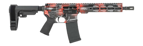 Shark Coast Tactical SCC07091FRAN-P Anime-15 Francis 5.56 NATO 30+1 10.50" Black Nitride Threaded Barrel, Aluminum Receiver w/Picatinny Rail, M-LOK Handguard, Polymer SB Tactical SBA3 Brace, Polymer G TSW|198587