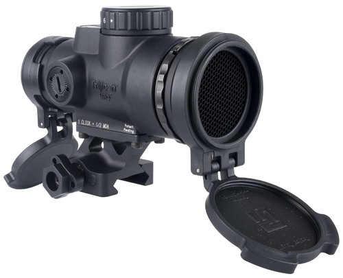 Trijicon 2200355 MRO SD Patrol Black 1x 25mm 2 MOA Red Dot Reticle Full Co-Witness Quick Release Mount W/ Q-LOC Technology TSW|180146