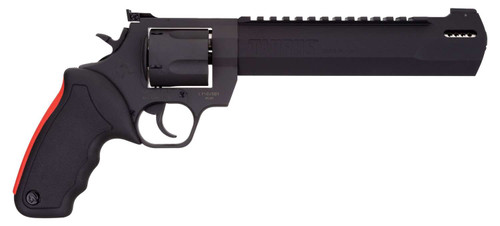 Taurus 2454081RH Raging Hunter 454 Casull 5rd 8.37" Matte Black Oxide Steel Black Rubber with Integrated Red Cushion Insert Grip TSW|112916