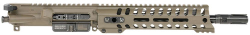 Patriot Ordnance Factory Minuteman Complete Upper 5.56x45mm NATO 10.50" Black Nitride Barrel Aluminum Patriot Brown Receiver 9" M-LOK Handguard Lo Pro DI Gas Block (Mid Length) TSW|142580