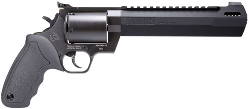 Taurus 2500081RH Raging Hunter Large Frame 500 S&W Mag 5rd 8.38" Black Ported/Target Crown Barrel, Matte Black Oxide Cylinder, Black Steel Frame Black Rubber Grip TSW|150920