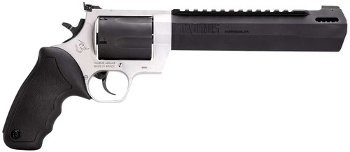 Taurus 2460085RH Raging Hunter 460 S&W Mag 5rd 8.37" Matte Black Oxide Cylinder & Barrel Matte Stainless Steel Frame Black Rubber with Integrated Cushion Insert Grip TSW|131304