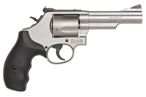 Smith & Wesson 162069 Model 69 44 Rem Mag or 44 S&W Spl Stainless Steel 4.25" 2 Piece Barrel & 5rd Cylinder, Matte Stainless Steel L-Frame, Full Stop Strap & Barrel Serration, Internal Lock TSW|90976