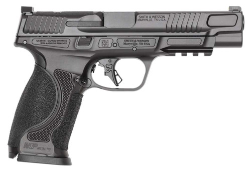 Smith & Wesson 14811 M&P9 M2.0 Metal Full Size Frame 9mm Luger 15+1 5" Black Armornite Stainless Steel Barrel & Optic Ready/Serrated Slide, Black Armornite Stainless Steel Frame w/Picatinny Rail, Inte TSW|197954