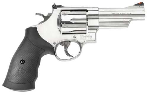 Smith & Wesson 163603 Model 629 N-Frame Frame 44 S&W Spl 44 Rem Mag 6rd 4.12" Stainless Steel Barrel, Stainless Cylinder, Steel Frame, Black Finger Groove Grip, Internal Lock Safety, Exposed Hammer TSW|26255