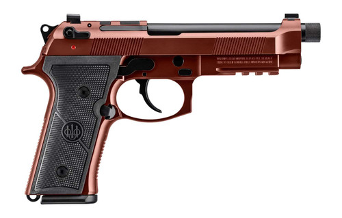Beretta USA JS92M9A4GCLA10 M9A4 Overlanding Full Size Frame 9mm Luger 10+1 5.10" Black Threaded Barrel, Clay Cerakote Steel Optic Ready/Serrated Slide, Clay Cerakote Aluminum Frame w/Beavertail & Pica TSW|192640