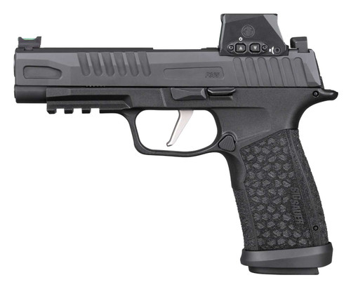 Sig Sauer 365XF9BFORXSL P365 Fuse w/Optic Compact 9mm Luger 21+1 4.30" Black DLC Barrel, Black Nitron Stainless Steel Serrated w/Optic Slide, Black DLC Stainless Steel Frame w/Beavertail & Picatinny R TSW|193324