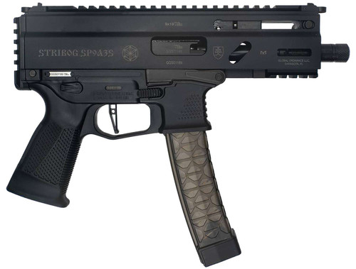 Grand Power 8588005808590 SP9A3S Stribog 9mm Luger 30+1 5.50" Black Threaded Barrel, M-LOK Handguard, Black Aluminum Picatinny Rail Receiver, Rear Picatinny Rail, Black Polymer Grip, Thread Protector TSW|177397