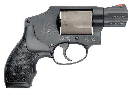 Smith & Wesson 103061 Model 340 Personal Defense 357 Mag 5 Shot 1.88" Black Stainless Steel Barrel, Titanium Cylinder, Black Scandium Alloy J-Frame, Black Polymer Grip, No Internal Lock TSW|70714