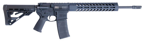 HM Defense HM15FMB556 Defender M5 5.56x45mm NATO Caliber with 16" Barrel, 30+1 Capacity, Black Hard Coat Anodized Metal Finish, Black Mil-Spec HM Stock & Enhanced Polymer Grip Right Hand TSW|116269
