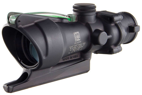 Trijicon 100212 ACOG 4x 32mm Obj 36.80 ft @ 100 yds FOV Matte Black Finish Dual Illuminated Green Donut 22/556 BDC TSW|133143