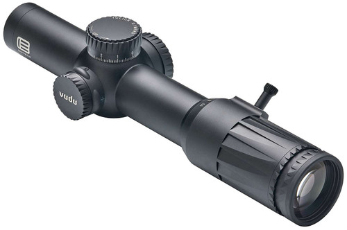 Eotech VDU110FFSR4 Vudu FFP Black Hardcoat Anodized 1-10x 28mm 34mm Tube Illuminated Red SR4 MOA Reticle Features Throw Lever TSW|144247
