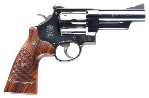 Smith & Wesson 150254 Model 29 Classic 44 Rem Mag or 44 S&W Spl Blued Carbon Steel 4" Barrel, 6rd Cylinder & N-Frame, Checkered Square Butt Walnut Grip TSW|53539