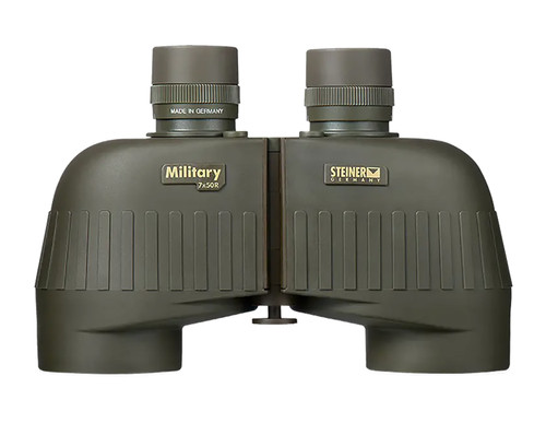 Steiner 2650 M750r Tactical 7x50mm Range Finding Reticle Floating Prism, Green Rubber Armor Makrolon
