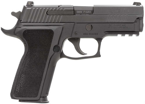 Sig Sauer 229R9ESECA P229 Compact Enhanced Elite *CA Compliant 9mm Luger 3.90" 10+1 Black Hardcoat Anodized Black 1-Piece Ergo Grip TSW|77846