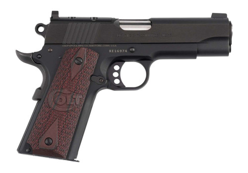Colt Mfg O4842XEOR Commander Lightweight 9mm Luger 9+1 4.25" Stainless National Match Barrel, Blued Steel Optic Ready/Serrated Slide, Blue Anodized Aluminum Frame w/Beavertail TSW|197667