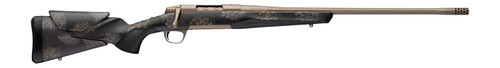 Browning 036142282 X-Bolt 2 Speed HD Full Size 6.5 Creedmoor 4+1 22" Smoked Bronze Cerakote Fluted Threaded Barrel, Smoked Bronze Cerakote Steel Drilled & Tapped Receiver, Bronze/Gray Camo w/Black Ove TSW|190872