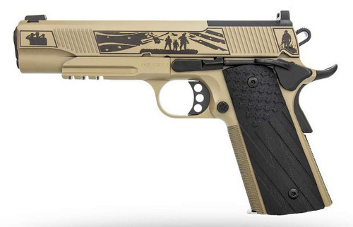Kimber Mfg, Inc 3700897 Next Gen 45 ACP 7+1 5" Stainless Deep Crown Barrel, Stainless Stainless Steel Engraved/Optic Ready/Serrated Slide, Satin Stainless Steel Frame w/Beavertail, Black Walnut w/G10 TSW|198580