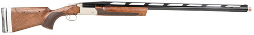 TriStar 35411 TT-15A Mono Trap Full Size 12 Gauge Break Open 2.75" 1rd 34" Black Vent Rib Barrel, Silver Steel Receiver, Adjustable Walnut Stock, Beretta/Benelli Mobil Ext Chokes, Right Hand TSW|125959