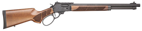 Smith & Wesson 13811 1854 45 Long 9+1 19.25" Black Armornite Threaded Barrel, Black Armornite Picatinny Rail Stainless Steel Receiver, Fixed Walnut w/Textured Grip Panels Stock, Large Loop TSW|168575