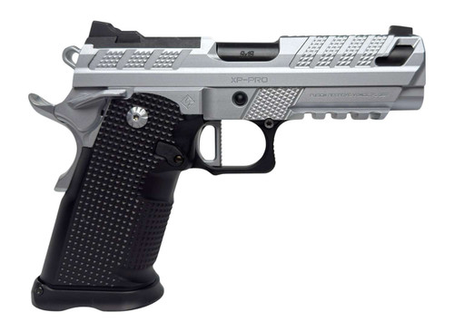 Fusion Firearms XP-3C-9-C-10 XP 3C Compact Frame 9mm Luger 10+1 3" Black Tennifer Barrel, Chrome Steel Serrated Slide & Frame w/Beavertail & Picatinny Rail, Black Aluminum Grip TSW|201799