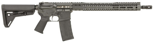 Black Rain Ordnance BROSSPSMK Spec 15+ SSP 5.56x45mm NATO 30+1 16", Smoke, 15" Slim M-LOK, Magpul Grip/Carbine Stock TSW|158551