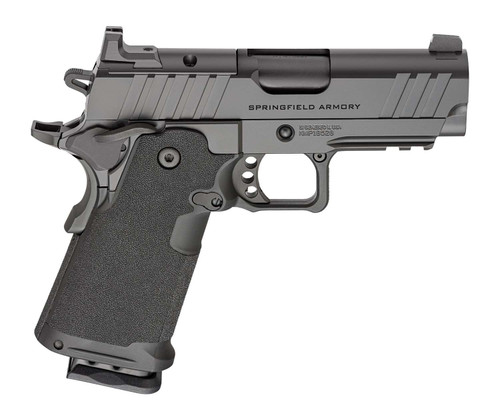 Springfield Armory PH9114AOS 1911 DS Prodigy Sub-Compact Frame 9mm Luger 18+1 3.50" Black DLC Match Grade Barrel, Black Cerakote Carbon Steel Optic Ready/Serrated Slide & Frame w/Beavertail & Picatinn TSW|201756