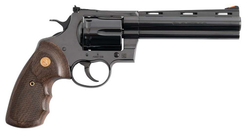 Colt Mfg ANACONDABP6WTS Anaconda Large 44 Mag 6 Shot 6" Blued Vent Rib Barrel, Cylinder, Drilled & Tapped Steel Frame, Hogue Finger Grooved Grip, Exposed Hammer TSW|187679