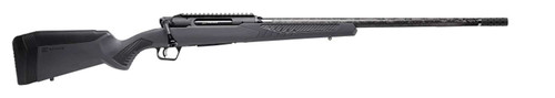 Savage Arms 57901 Impulse Mountain Hunter 7mm Rem 3+1 24" Carbon Fiber Threaded Barrel, Black Aluminum Receiver w/Picatinny Rail, Gray AccuStock Synthetic Stock, Ambidextrous TSW|150526